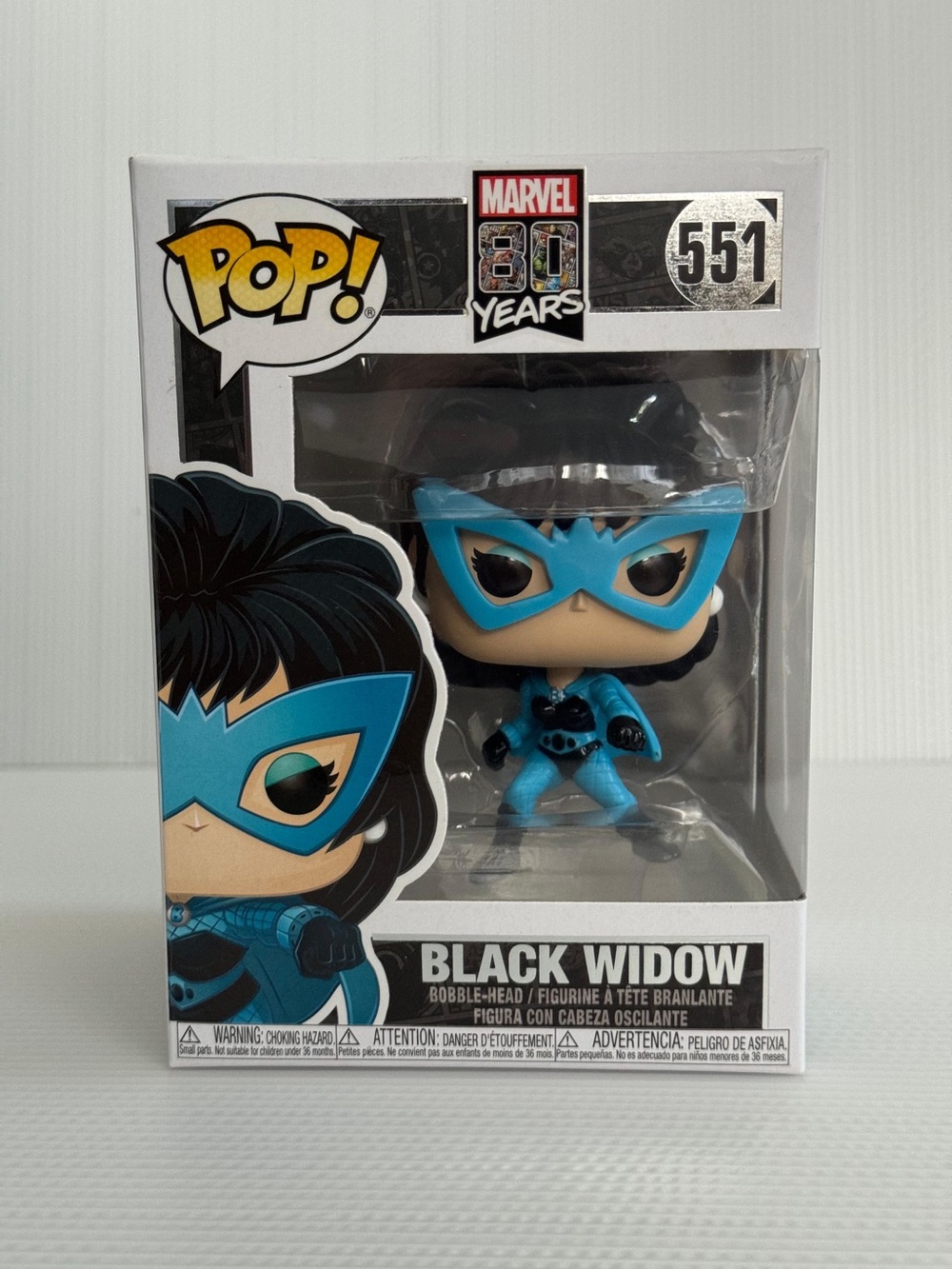 Funko Pop Marvel 80 Years: Black Widow #551